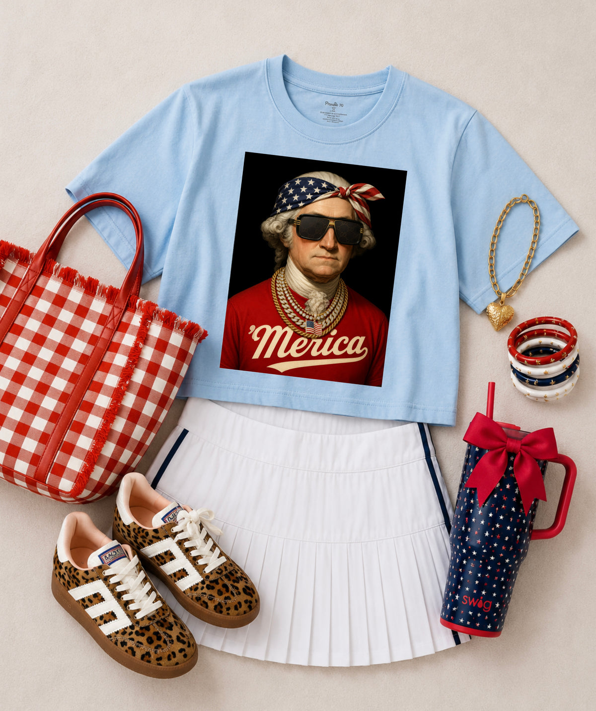 SOLD OUT George Washington Americana Tee